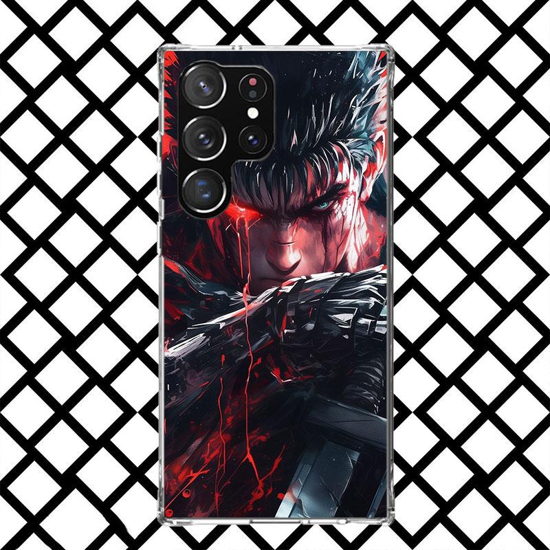 G-Guts B-Berserks Anime Phone Case for Samsung Galaxy S26 S25 Edge S24 S23 Ultra S22 Plus S21 FE S20 + Soft Cover Print Fundas G