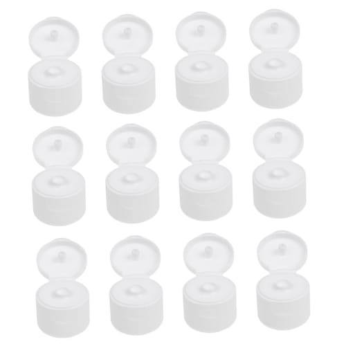 Sosoport Replacement Water Bottle Caps, 40-Pack, Plastic Caps for Soda Bottles, 28mm Sports Bottle Lids