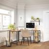 VASAGLE Computer Desk, L-Shaped Corner Desk, Workstation with Shelves for Home Office, Space-Saving, Easy to Assemble, Industrial
