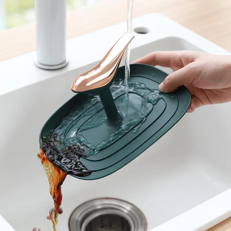 Pan Lid Holder Supports Spoons Pot Cover Rests Spatula Stand For Kitchen Convenience Utensils Tools Accessories Organizer
