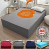 Waterproof Mattress Protector Cover Fitted Sheet, Washable Anti-slip Bed Mattress Cover For All Standard Bedroom Beds Multiple Sizes
