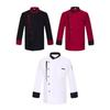 Long Sleeve Chef Uniform Western Style Kitchen Work Clothes Cooking Tops Chef Jacket  Food Service