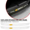 1pcs Car Rear Bumper Trunk Load Edge Protector Guard Trim Transparent Sticker for Spark Monza Captiva Cruze Silverado