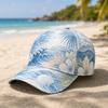 Popular D Digital Printed Baseball Cap Outdoor Flower Sun Cap D Printed Peaked Cap Flower Baseball Cap
