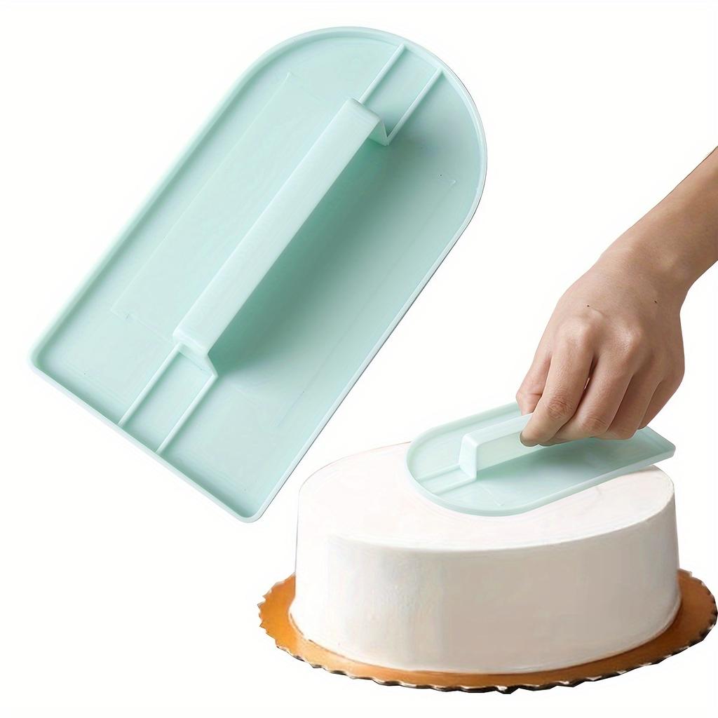 1pc Small Icing Fondant Cake Decorating Sugar Craft Sugarcraft Icing Mold Plastic Cake Smoother Polisher Tools