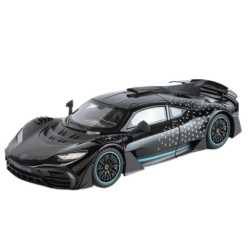 

1/18 BENZ AMG ONE Модель Суперспортивного Автомобиля из Сплава Со Звуком и Светом Игрушечная Машинка для Мальчика Модель Фигурка Подарок на День Рождения Коллекция Настольное Украшение чёрный