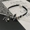 Black Butterfly Necklace Female Dark Wind Chocker Babes Leather Collar Collarbone