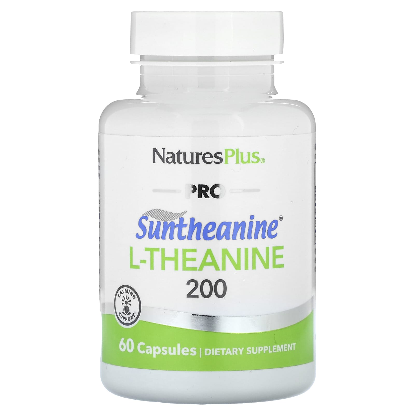 

NaturesPlus, Pro, Suntheanine L-Theanine 200, 100 mg, 60 capsules