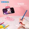 Doraemon Phone Stand, Desktop Tablet Lazy Holder for Live Streaming, Height Adjustable with Figurine Desig, Foldable, Gaming, PUBG, Compact