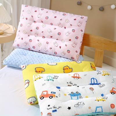 Almofada Infantil Confortável com Enchimento de Feijão Almofada Reversível Núcleo de Almofada para Estudante Desenho Animado Almofada Diurna Universal para Todas as Estações