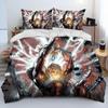 He Man As Well As the Masters of the Universe Comforter Bedding Set,Duvet Cover Bed Set Quilt Cover Pillowcase,Queen Size Bedding Set