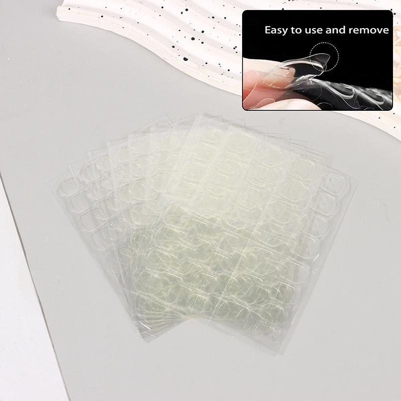 3000Pcs Double-Sided Nail Adhesive Stickers Waterproof Breathable Transparent False Nail Glue Sticker Jelly Nail Tips Diy Tools