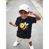 European sizes Sweet Messenger with Cute Face Boys' New Casual Short-sleeved T-shirt for Summer Children's Round Neck Clothing Printed T-shirt