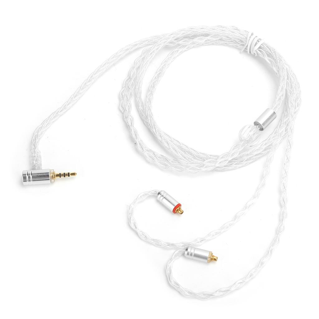 25 Core Silver Plated Cable OFC Upgrade Audio Cable for MMCX Connector for Shure SE215Transparency 2.5 Balanced Head