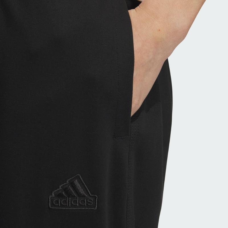 Adidas Silky Touch Lounge Pants With Cuffed Ankles Women Bottoms Black IM8862