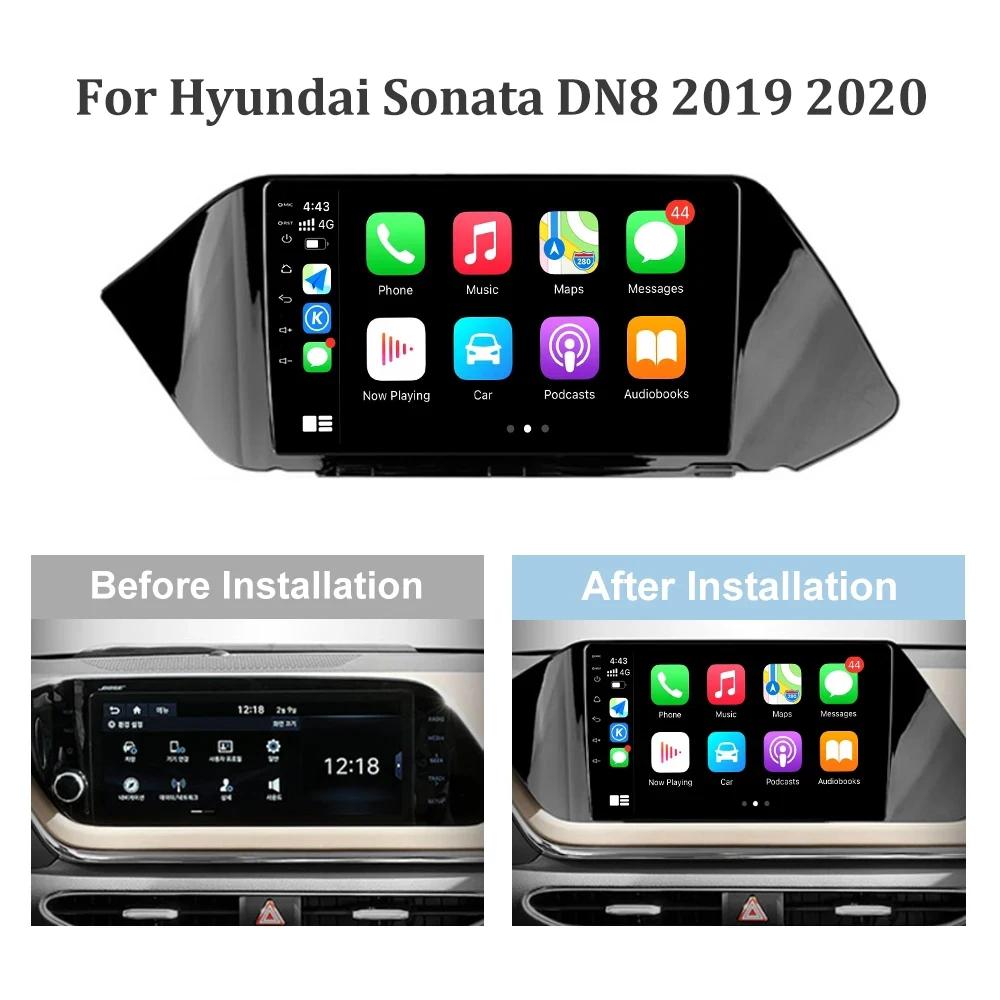 Car Radio For Hyundai Sonata DN8 2019-2020 Android13 Auto Carplay Video Player 4G GPS Navigation Multimedia WIFI IPS No 2din DVD