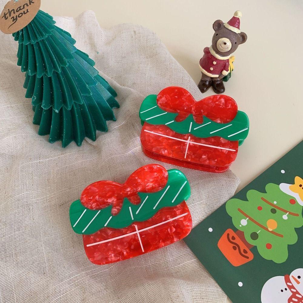 Cartoon Christmas Gift Hair Clip Creative Ping-pong Hairpin  Hair Accessories