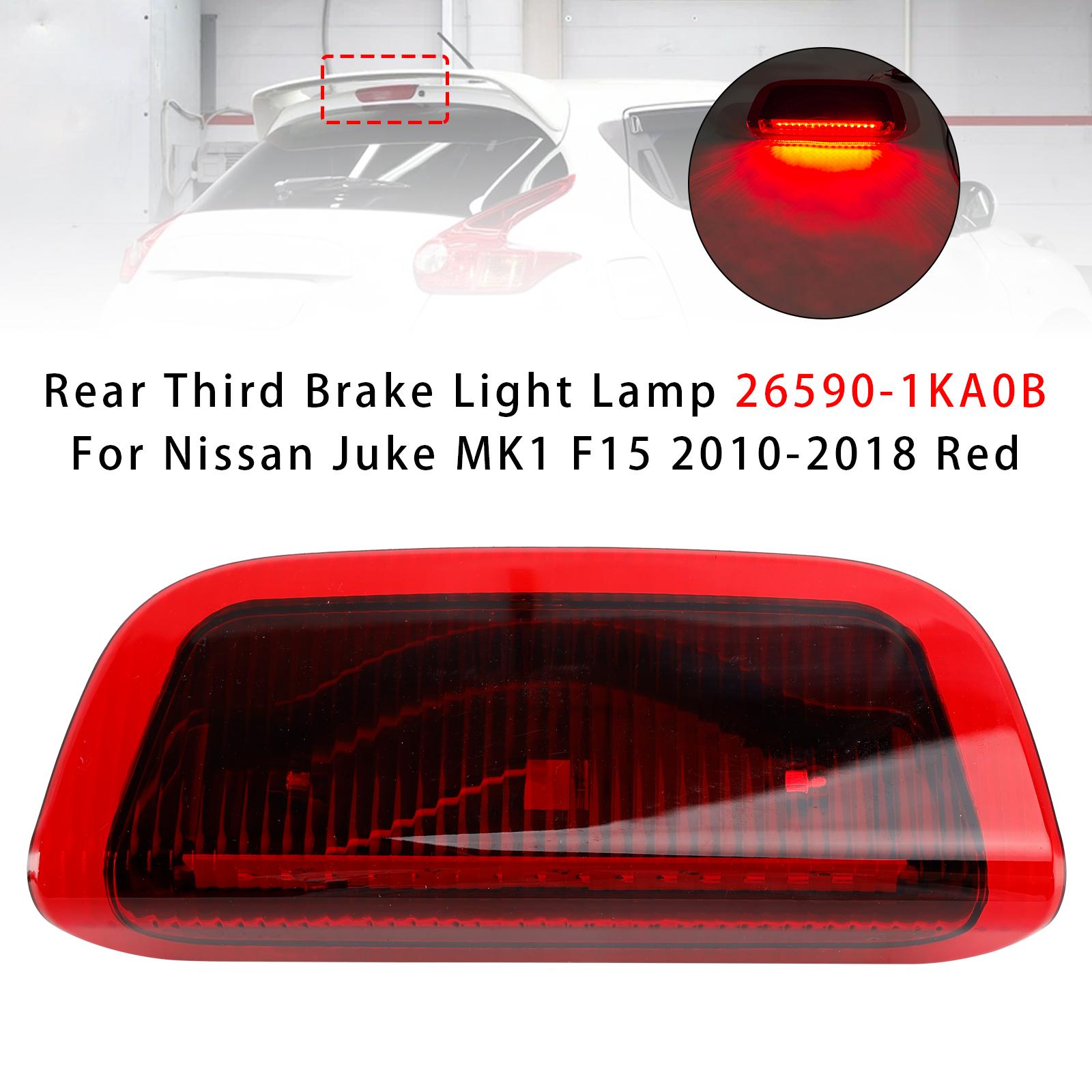 Rear Third Brake Light Lamp 26590-1KA0B For Nissan Juke MK1 F15 2010-2018 Red