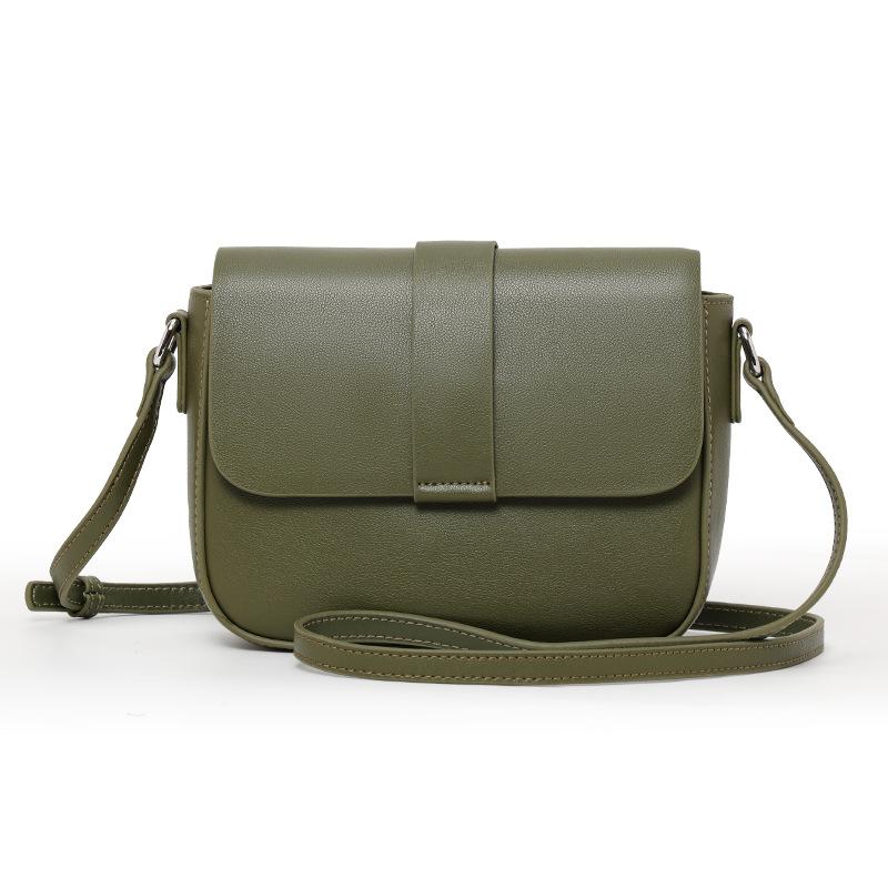 Small Square Bag Women's New Trendy Autumn Women's Bag One-shoulder Cross-span Bag Fashionable and Versatile Soft Leather Women's Bag