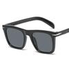 Outdoor Black Frame Square Sunglasses Female Male Cool Colorful Sun Eyewear Female Male Mirror Designer Stylish
