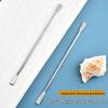 Stainless Steel Double-Headed Nail Pusher & Dead Skin Remover Tool for Manicure and Beauty Salon