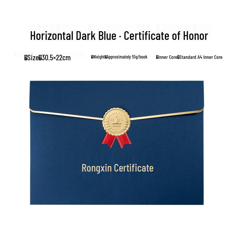 Porta Certificati Pieghevole A4 per Premi & Diplomi