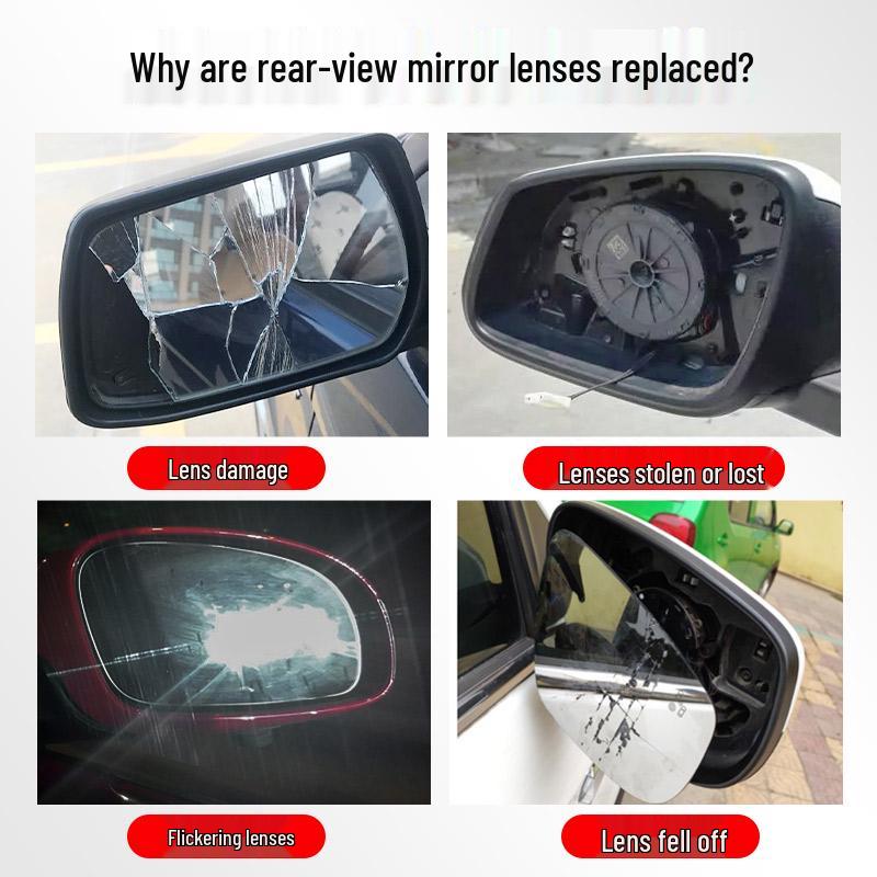 Compatible with Wuling Hongguang S, New Ka, Small Ka, Rongguang S Rearview Mirror Lens, Original Quality, Reflective