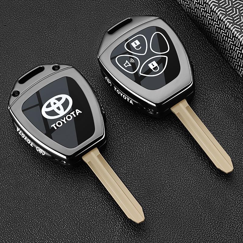 Suitable for the old Toyota straight key case Corolla Rav4 Camry Crown Ruizhi Prado car buckle shell men