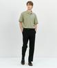BASIC HOUSE Tr Spandex Loose Tapered Hidden Banding Slacks Lzpt3102