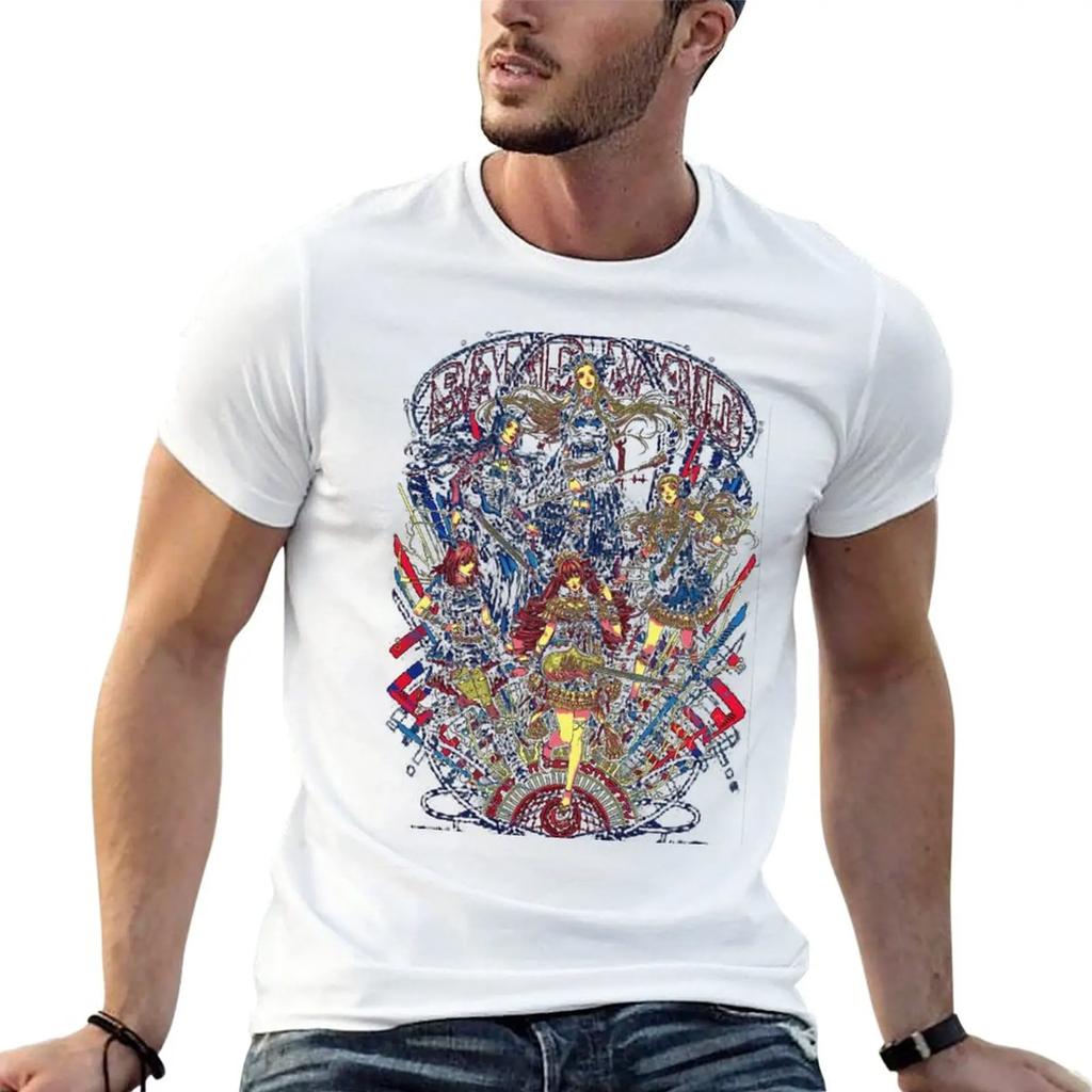 Band Maid 2023 T-Shirt Anime Grafik T-Shirts Schwarzes T-Shirt Lustige Herren Baumwoll-T-Shirts Sommer Mode Neuankunft Baumwolle Streetwear