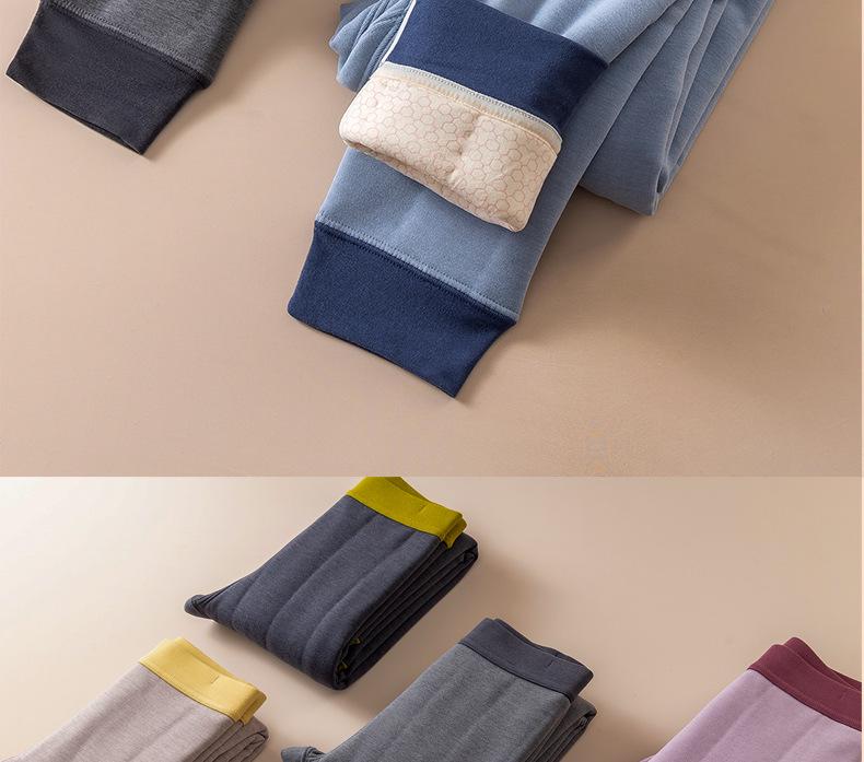 Children's Thickened Velvet School Uniform Pants: Double-Sided Fleece Autumn/Winter Leggings