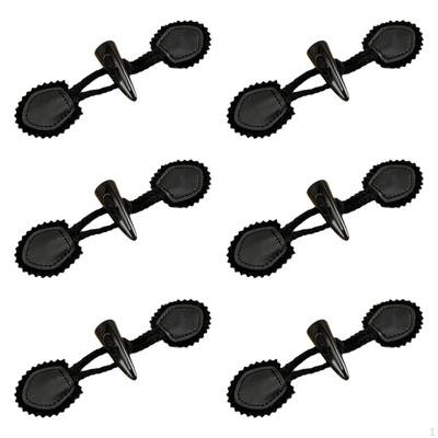 6 Sets Sew On Toggle Buttons Fashionable DIY Sewing Accessories for Coat Sweater