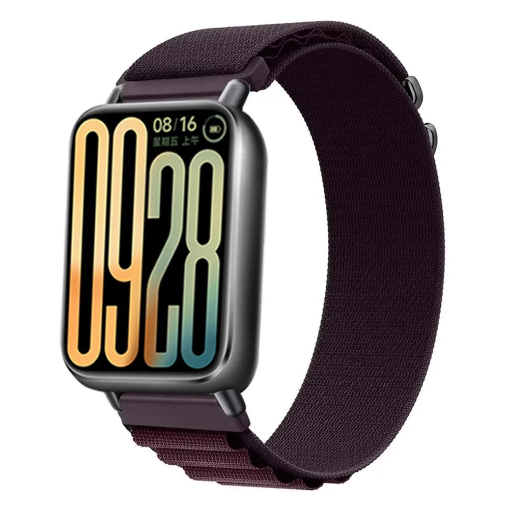 Nylonowy pasek Alpine Loop do Redmi Watch 4/5/6 Sport Oddychająca bransoleta Smartwatch do Xiaomi Mi Band 8 Pro/9 Pro Pasek Correa