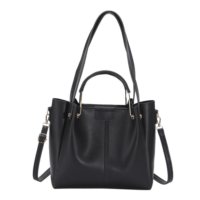 Retro Niche Design Portable Large-Capacity Bag Female Tide Commuter Tote Bucket Bag