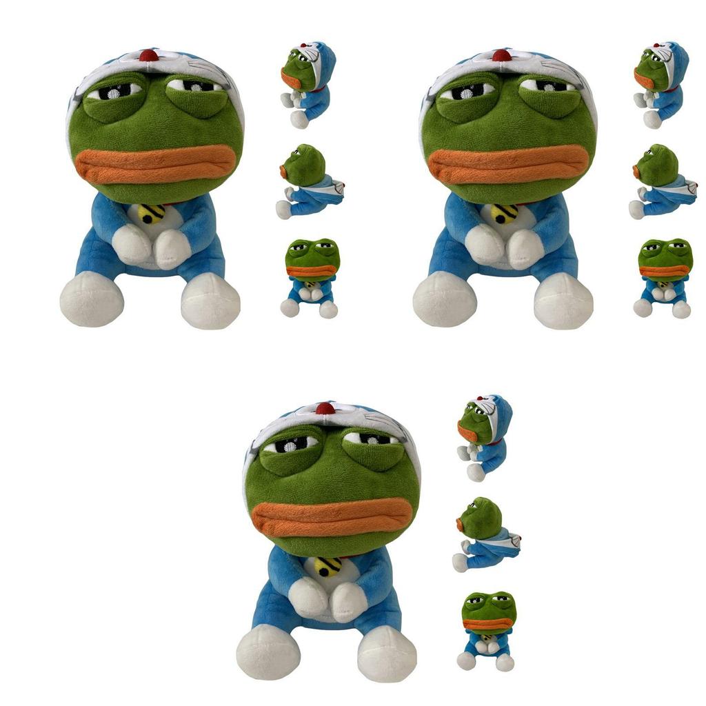 Pepe The Frog Plush Toy Soft And Comfortable Sad Frog Stuffed Animal For Kids And Adults
