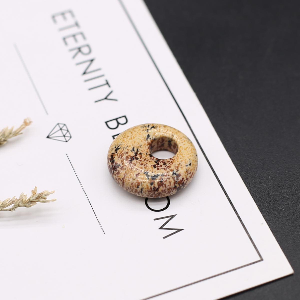 

3 шт. бусины из натурального камня с косыми отверстиями для изготовления ювелирных изделий DIY ожерелье браслет серьги аксессуар 3pcs/18mm