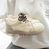 Women’s Vintage Trainer Shoes 2025 Summer - Mesh Breathable White Casual Sneakers for School Girls