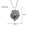 Trendy Nordic Viking Wolf Necklace for Men Popular Charm Stainless Steel Mythology Fenrir Necklaces Amulet Jewelry