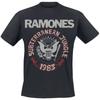 Sommer Ramones 1983 Adler Muster T-Shirt Unisex Heavy Metal Retro Band Rock Street Hip-hop Enthusiast Shirt