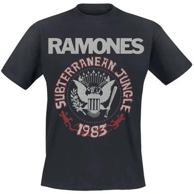 Summer Ramones 1983 Eagle Pattern T-shirt Unisex Heavy Metal Retro Band Rock Street Hip-hop Enthusiast Shirt