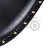 Harley Motorcycle Retro Leather Seat with Copper Rivets & Spring Cushion
