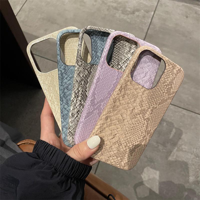 Premium Crystal Snake Skin Pattern Phone Case for iPhone 11-14, Pro/Max Models