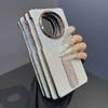 Foldable Phone Case Mate X5 X6 With Rotating Stand Sparkle Gradient Cover PET Material
