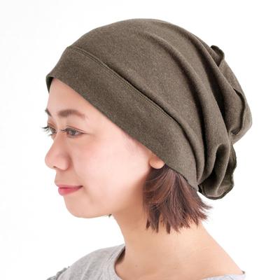 CHARM Bio-Baumwolle Uhr Medizinisch Hergestellt aus Baumwolle [Casual Box] (Herren/Damen) Hut, Herbst/Winter (Einheitsgröße/Braun), Japan, 100%