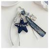 Balletcore Pink New Satin Rhinestone Bag Charm Lace Ribbon Butterfly Pendant Sweet  Girls Ornament Gift Bag Charm