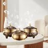 Antique Style Brass Coil Incense Burner Fragrance Accessories Censer Year Gift Holder