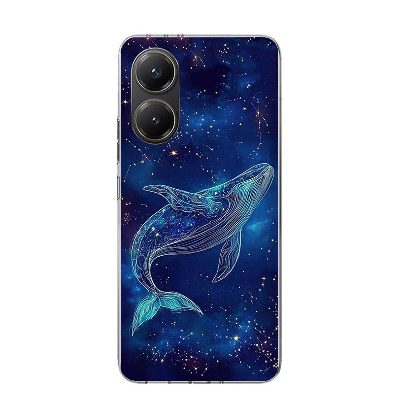 Humpback Whale Sea Giant Phone Case For Xiaomi Poco X7 X6 X5 Pro F7 Ultra Redmi 15C 15 13 13C 12 12C 10 10A 10C 9 9A 9C 9T Cover