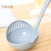 Strainer Spoon Eco-friendly Easy To Clean Two-in-one Delicate Multifunctional Soup Spoon with Hanging Hole for Hotel