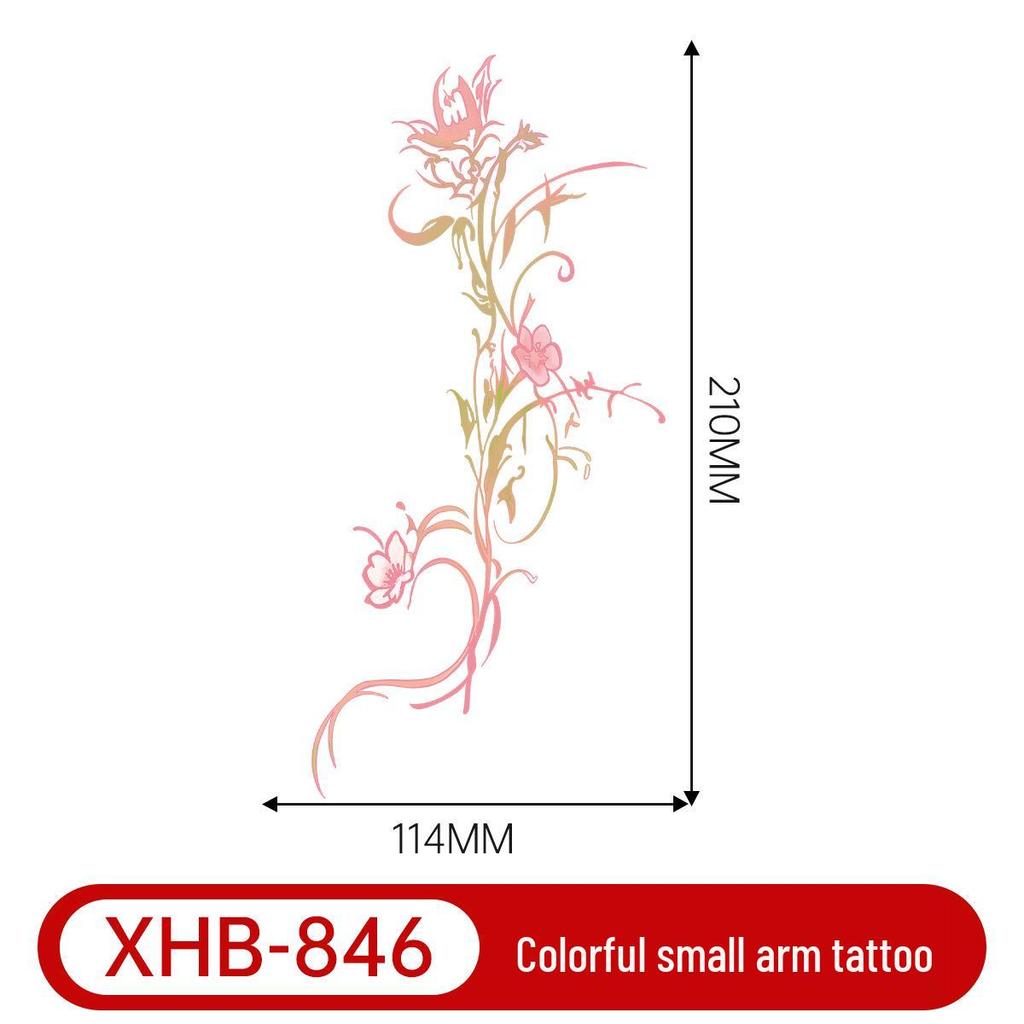 Colorful Butterfly Tattoo: Long-lasting, Waterproof, Semi-permanent Arm Art for a Fresh, Cool Look