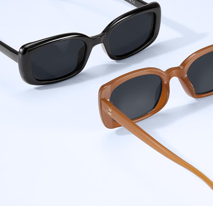 Sunglasses for women with a high-end feel, sunscreen, polarized light, UV protection, American retro small frame square sunglasses, glasses